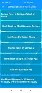 Samsung Factory Reset Guide