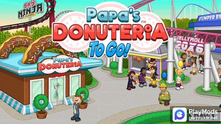 Papa's Donuteria To Go!Mod  Apk v1.0.4(Unlimited Money)