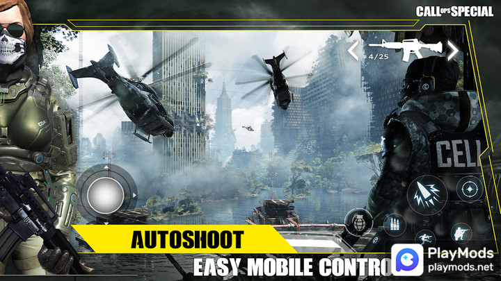 Call of Special Modern dutyMod  Apk v3.8(Unlimited money)