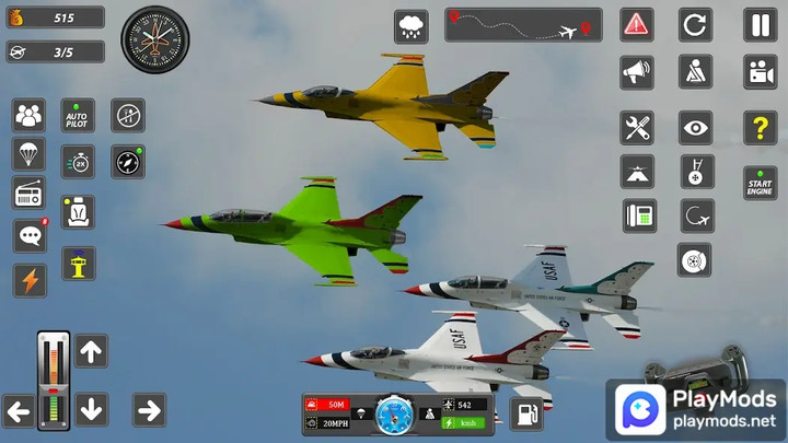 Real Flight Sim Airplane GamesMod  Apk v0.22(No Ads)