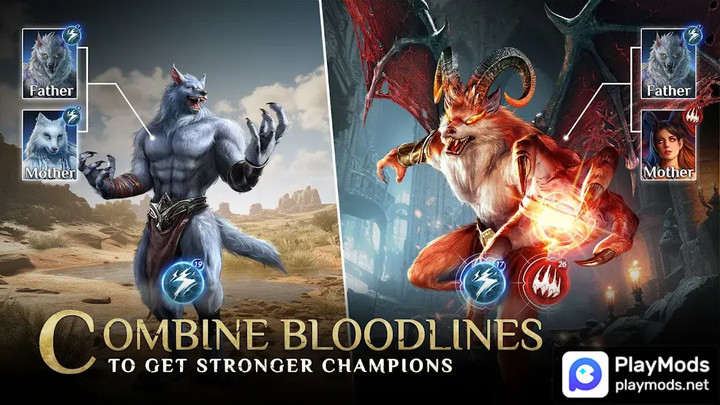 Bloodline: Heroes of LithasMod  Apk v0.6.121(Speed change)