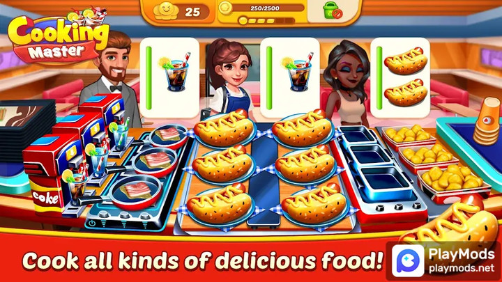 Cooking Master:Restaurant GameMod  Apk v1.2.41(Unlimited Money)