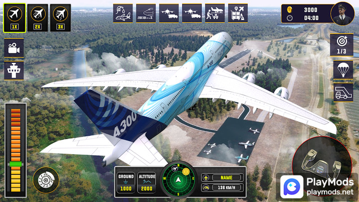 Airplane Games 3D: Pilot GamesMod  Apk v1.0(Unlock all aircraft)