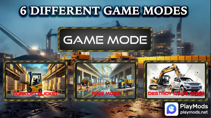 Excavator & Crane SimulatorMod  Apk v3(no ads)