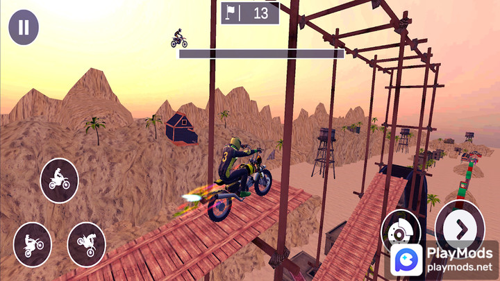 Superhero Bike Stunt RacingMod  Apk v1.12(Speed change)