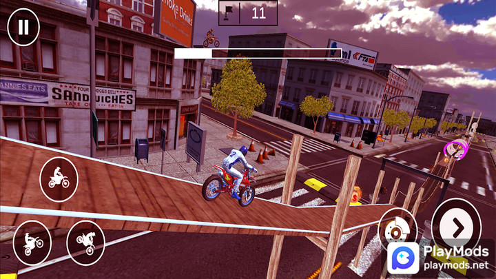 Superhero Bike Stunt RacingMod  Apk v1.12(Speed change)