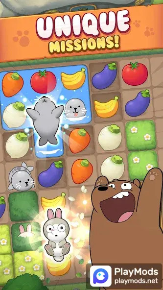 We Bare Bears Match3 RepairsMod  Apk v2.4.5(Speed change)