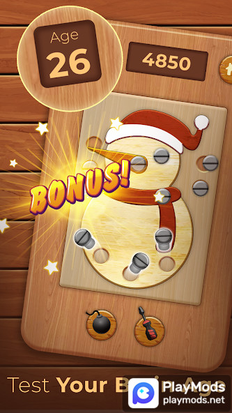 Nuts Bolts Wood Puzzle GamesMod  Apk v0.9(No Ads)