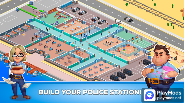 Police Department TycoonMod  Apk v1.0.11(Unlimited Resources)