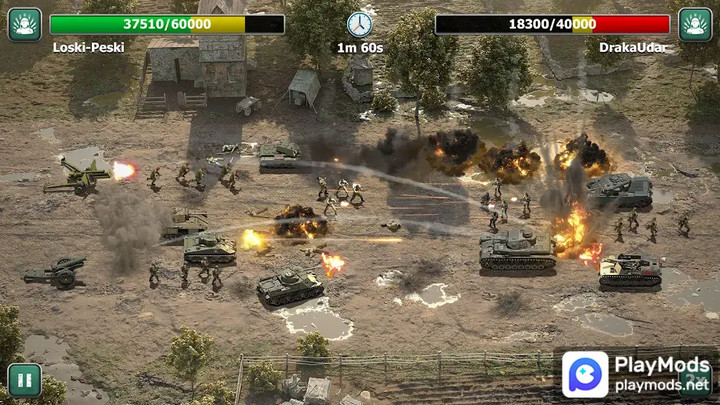 Heroes of War: Idle army gameMod  Apk v2.8.1(Speed change)