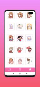 Cute WAStickers for girls