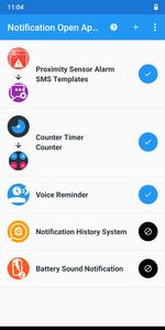 Notification Open App Manager