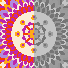 Mandala Pixel Art Coloring