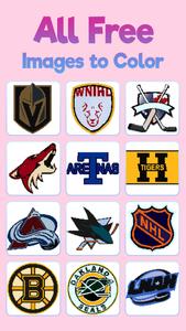 Ice Hockey Logo Pixel Art Book