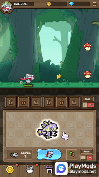 Cat Hero : Idle RPGMod  Apk v1.12.3(Speed change)