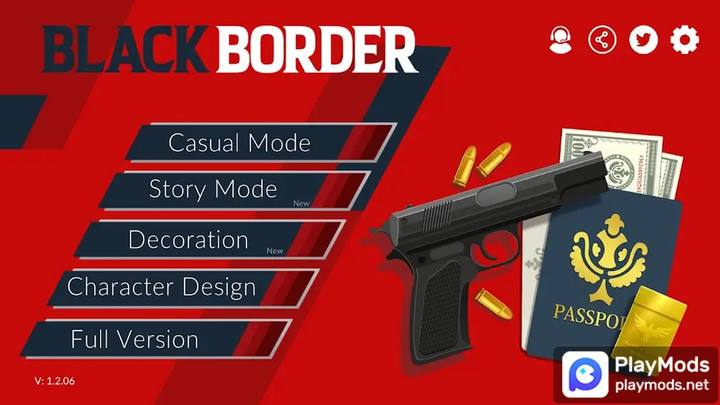 Black Border Patrol SimMod  Apk v1.4.03(Demo)