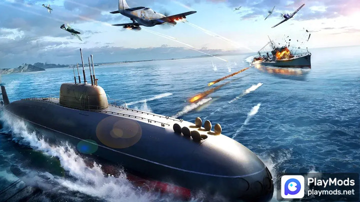 Sea War: RaidMod  Apk v1.125.0(Speed change)