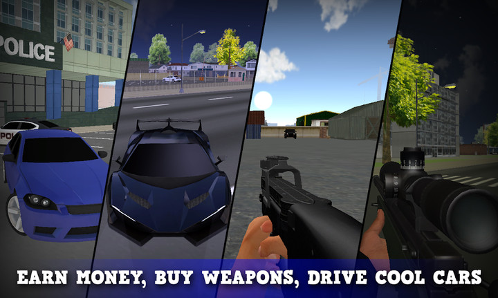 Justice Rivals 3 - Cops and Robbers(Large Coins)Mod  Apk v1.097h