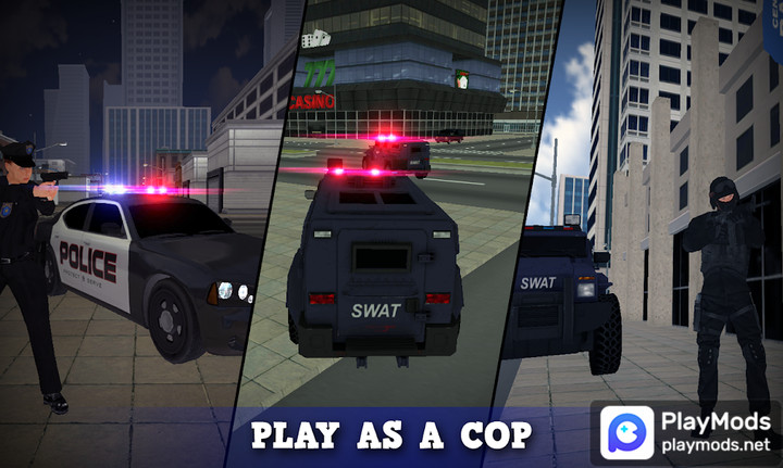 Justice Rivals 3 - Cops and RobbersMod  Apk v1.097h(Unlimited Money)