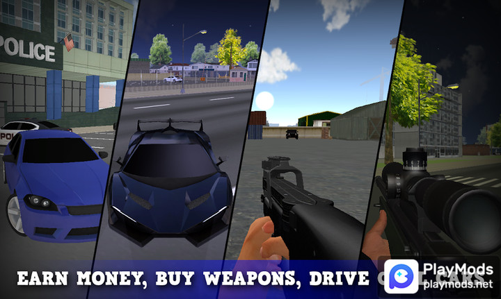 Justice Rivals 3 - Cops and RobbersMod  Apk v1.097h(Unlimited Money)