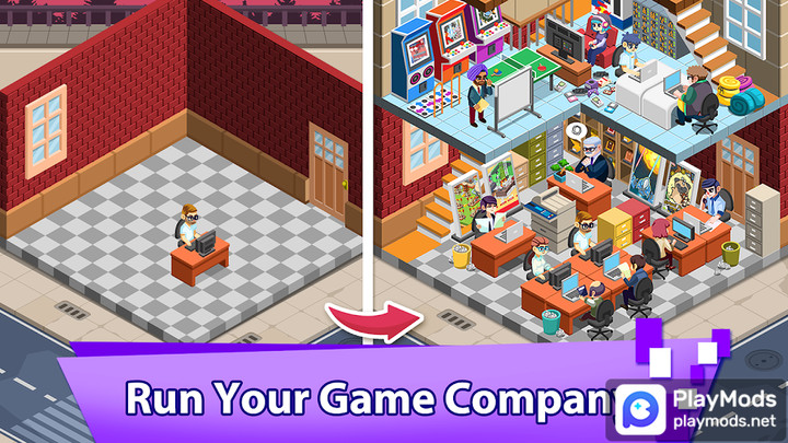 Video Game Tycoon idle clickerMod  Apk v3.8(Unlimited money)