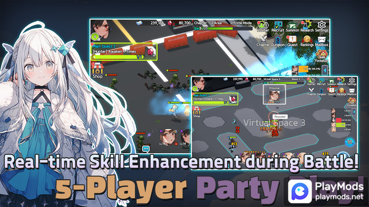 Hunter Party: Idle RPGMod  Apk v1.24(MOD MENU)