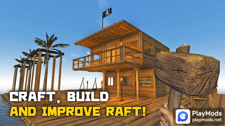 Survival on Raft: MultiplayerMod  Apk v358(Unlimited Money)