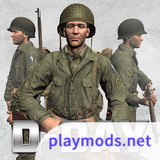 D-Day World War 2 Army GamesMod  Apk v1.0.8(Unlock game levels)