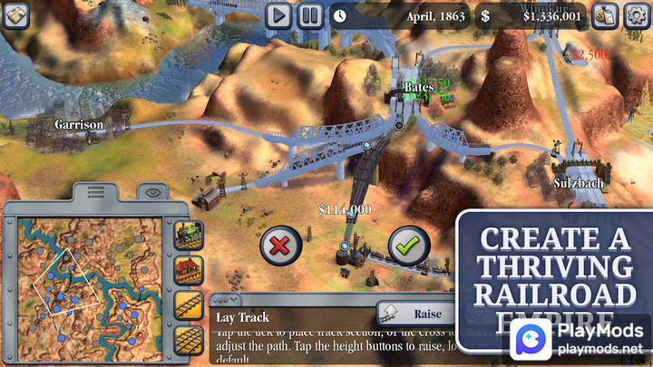 Sid Meier's Railroads!Mod  Apk v1.3.1RC2(unlock full version)