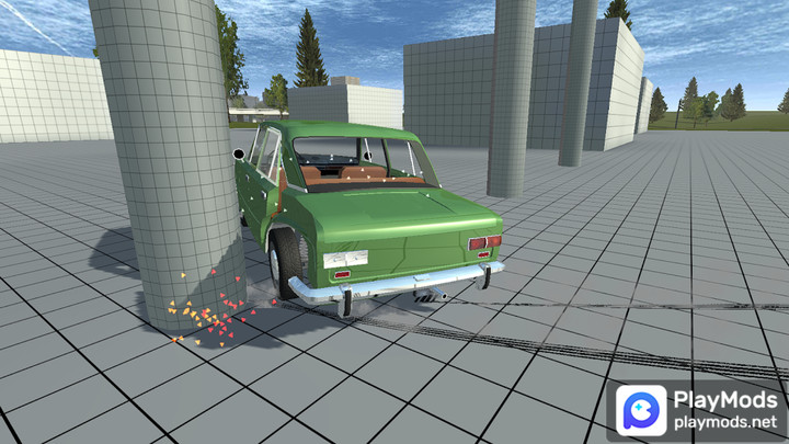 Simple Car Crash Physics Simulator DemoMod  Apk v5.3.1(No Ads)