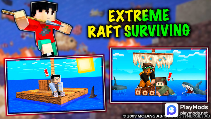 Survival Raft Mod MinecraftMod  Apk v1.0(Speed change)