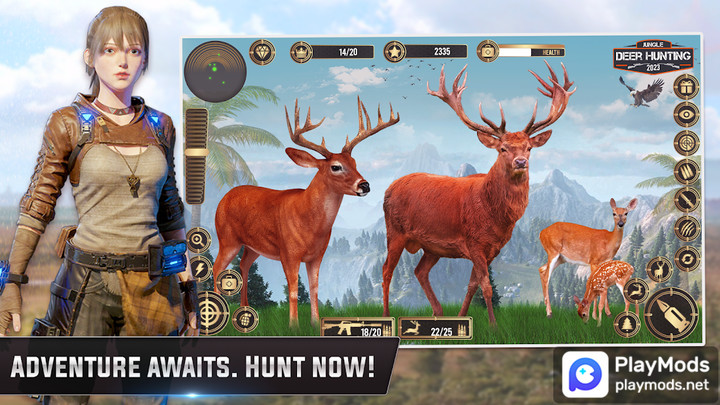 Jungle Deer Hunting Games 3DMod  Apk v3.0.2(High Gold Reward)