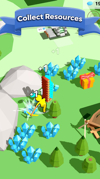 Build Island 3D SurvivalMod  Apk v0.45(Speed change)