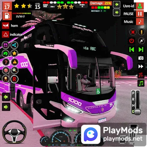 Coach Bus Driving- Bus GameMod  Apk v0.19(Speed change)