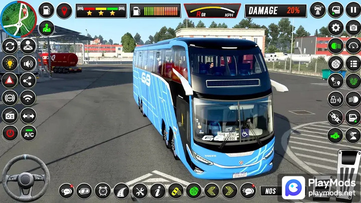 Coach Bus Driving- Bus GameMod  Apk v0.19(Speed change)