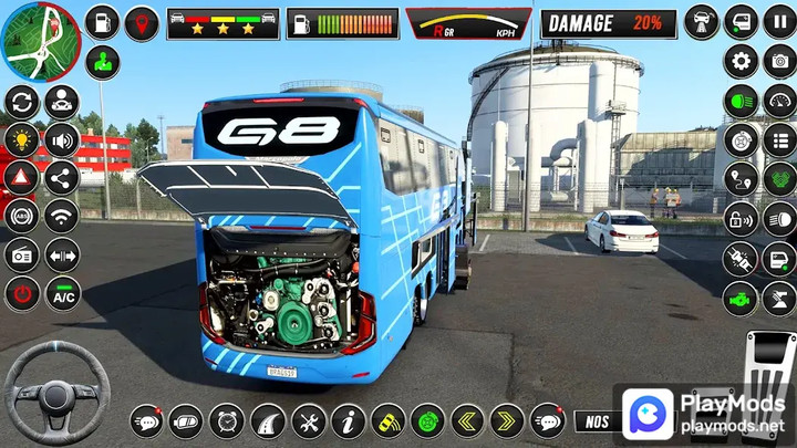 Coach Bus Driving- Bus GameMod  Apk v0.19(Speed change)