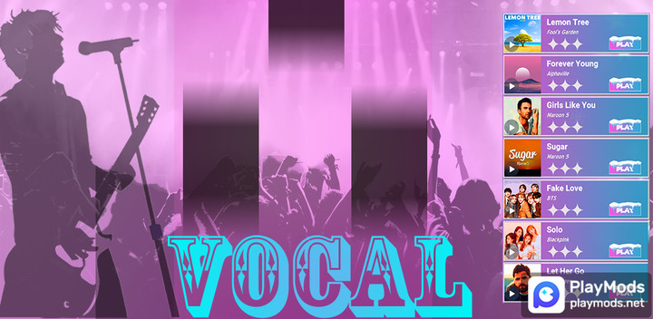 Music Vocal Piano GamesMod  Apk v1.0.28(Speed change)