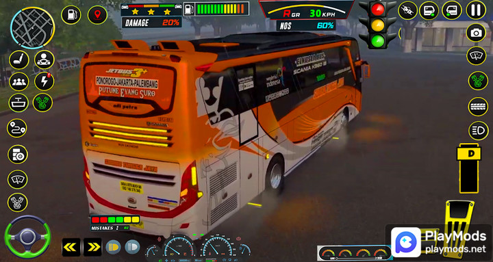 Bus Game: Bus Parking 3DMod  Apk v1.0(Speed change)