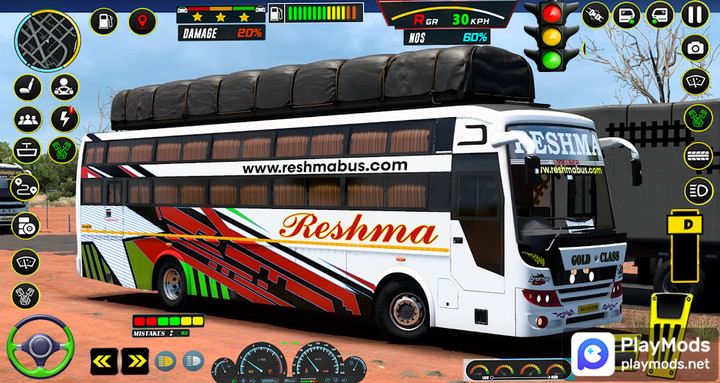 Bus Game: Bus Parking 3DMod  Apk v1.0(Speed change)