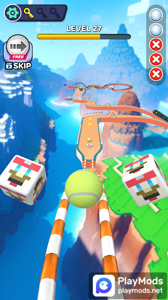 Rolling Ball Sky StuntMod  Apk v1.0.5(Speed change)