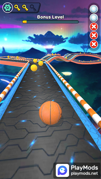 Rolling Ball Sky StuntMod  Apk v1.0.5(Speed change)