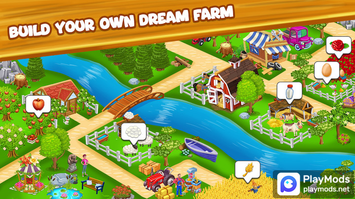 Farm Day Farming Offline GamesMod  Apk v1.2.85(Speed change)