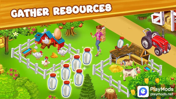 Farm Day Farming Offline GamesMod  Apk v1.2.85(Speed change)