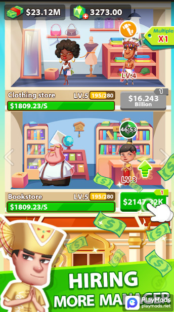 Idle Mall Tycoon - Business EmMod  Apk v1.0.0(No Ads)