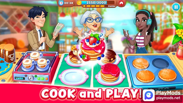 Chef & Friends: Cooking GameMod  Apk v1.4.3(Unlimited Money)