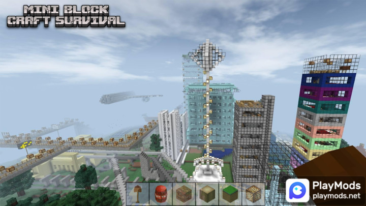 Mini Block Craft SurvivalMod  Apk v13.0(No Ads)