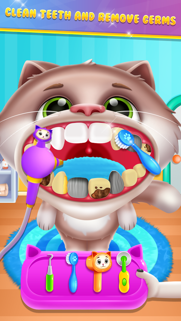 kitty pet daycare game