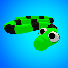 Wriggly Snake Mod APK 35 [Unlimited money][Mod Menu]