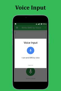 Write SMS by Voice