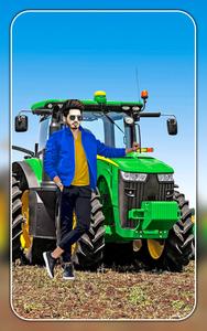 Tractor photo editor and frame